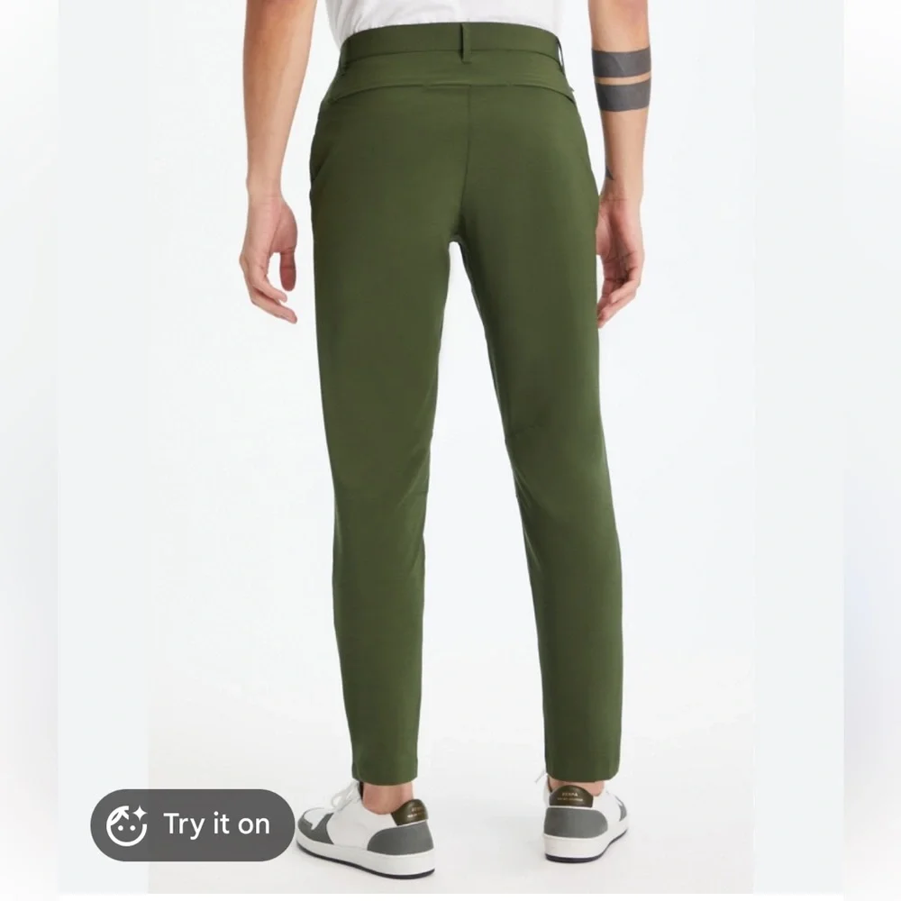 Fabletics / The Only Pant size 34” waist 32” inseam Olive Green